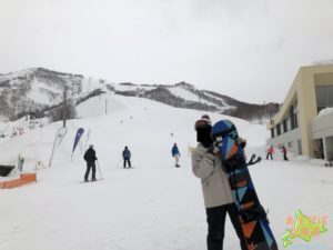 北海道のスキー場風景