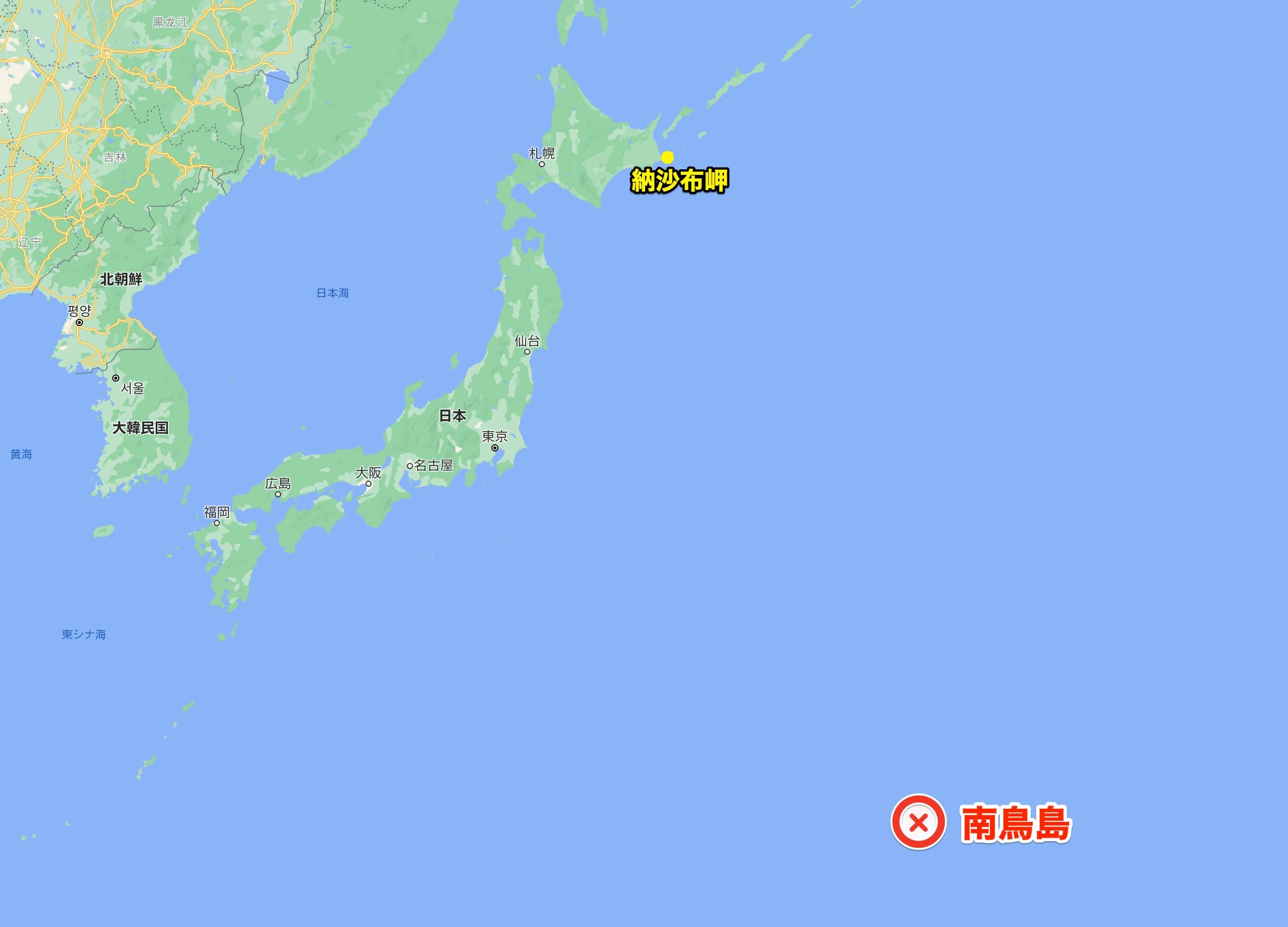 日本最東端南鳥島地図