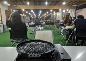 ホテルテトラ函館屋上ビアガーデン