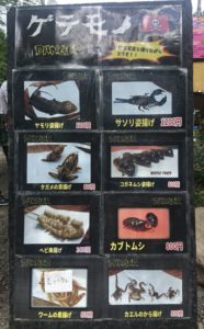 ノースサファリサッポロのゲテモノ料理
