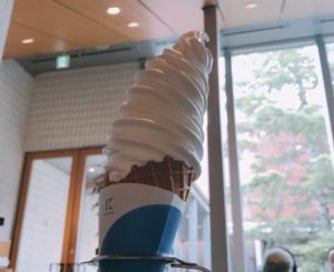 きのとや白石本店ソフトクリーム