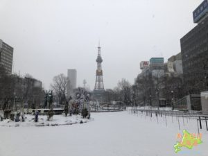 12月中旬の札幌大通り公園