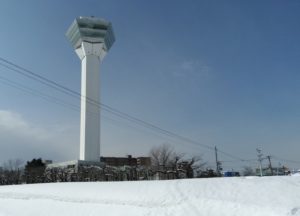 冬の五稜郭タワー