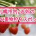 札幌市内近郊の春の果物狩りスポット